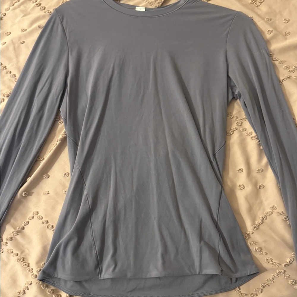 Lululemon Long Sleeve Top in Oil Gray